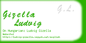 gizella ludvig business card